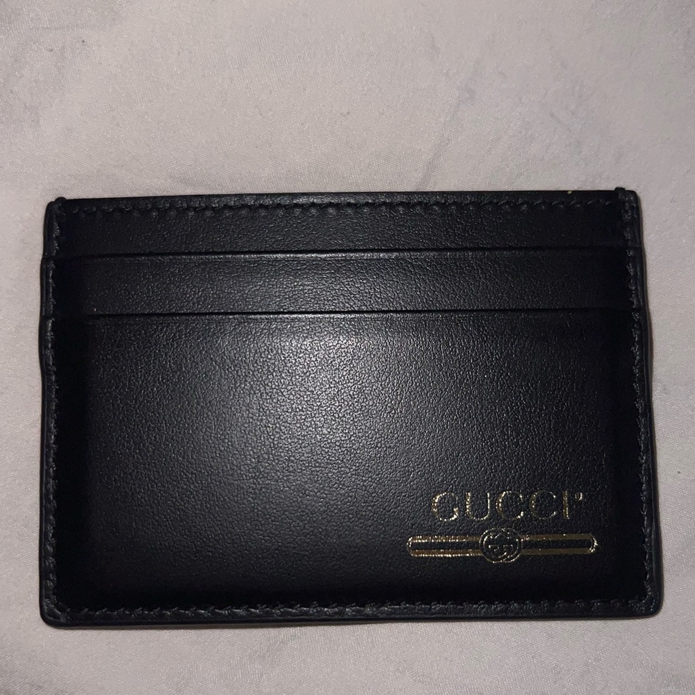 Black Gucci Card Holder